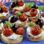 Ricotta Bruschetta with Roasted Tomatoes