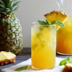 pineapple mango iced green tea