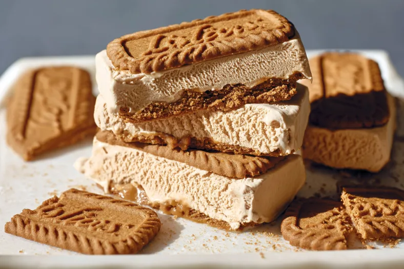 Biscoff Ice Cream Sandwiches