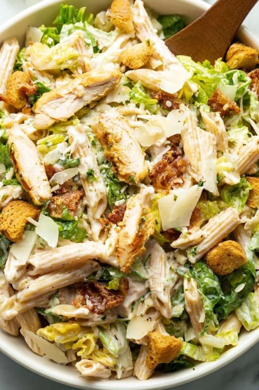 Chicken Caesar Pasta Salad