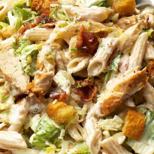 Chicken Caesar Pasta Salad