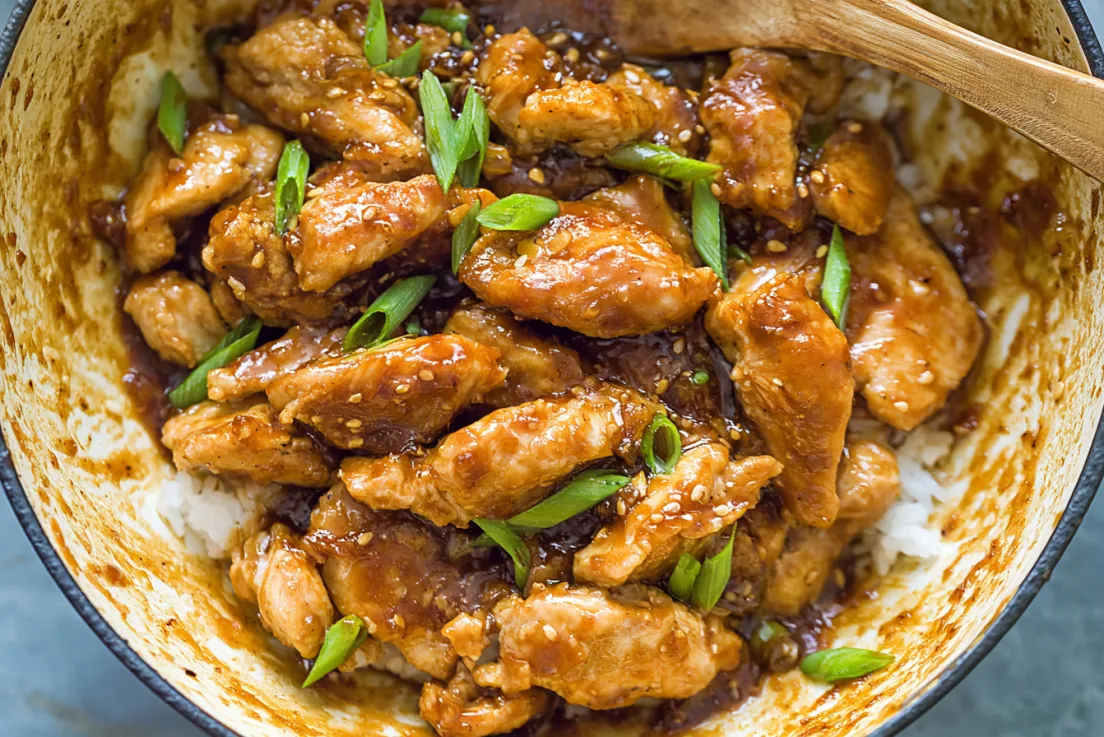 Healthier Sesame Chicken