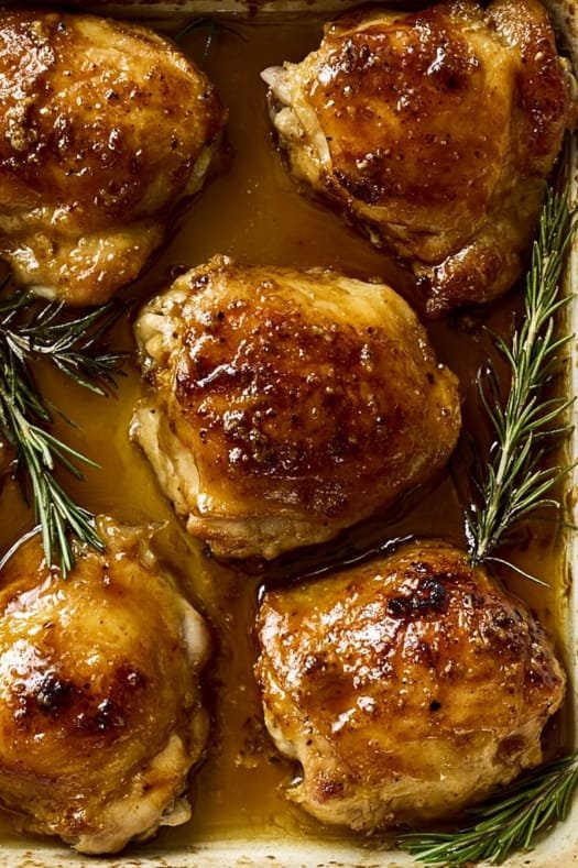 Maple-Dijon Chicken Thighs