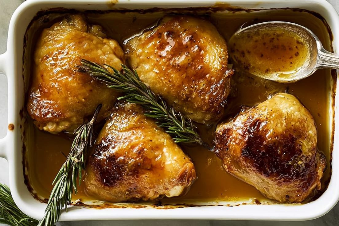 Maple-Dijon Chicken Thighs