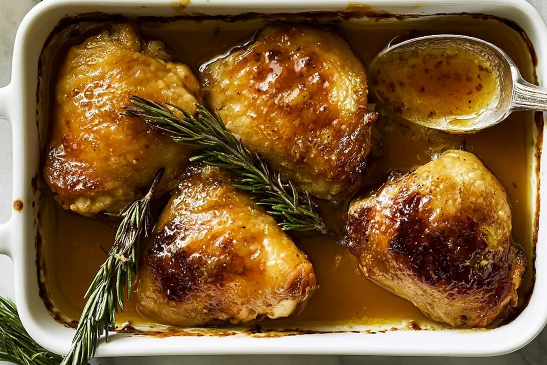 Maple-Dijon Chicken Thighs