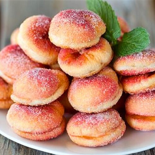 Peach Cookies {That Look Like a Real Peach!}