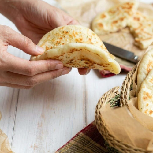 Cheese Stuffed Flatbread
