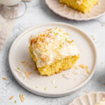Coconut Sheet Cake with Coconut Cream Cheese Frosting