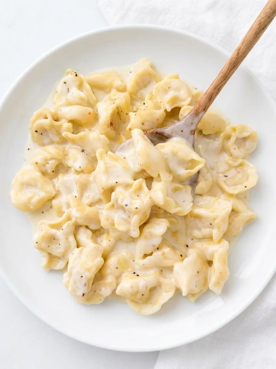 Creamy Garlic Parmesan Tortellini