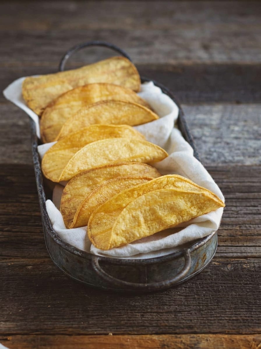 Crunchy Baked Taco Shells