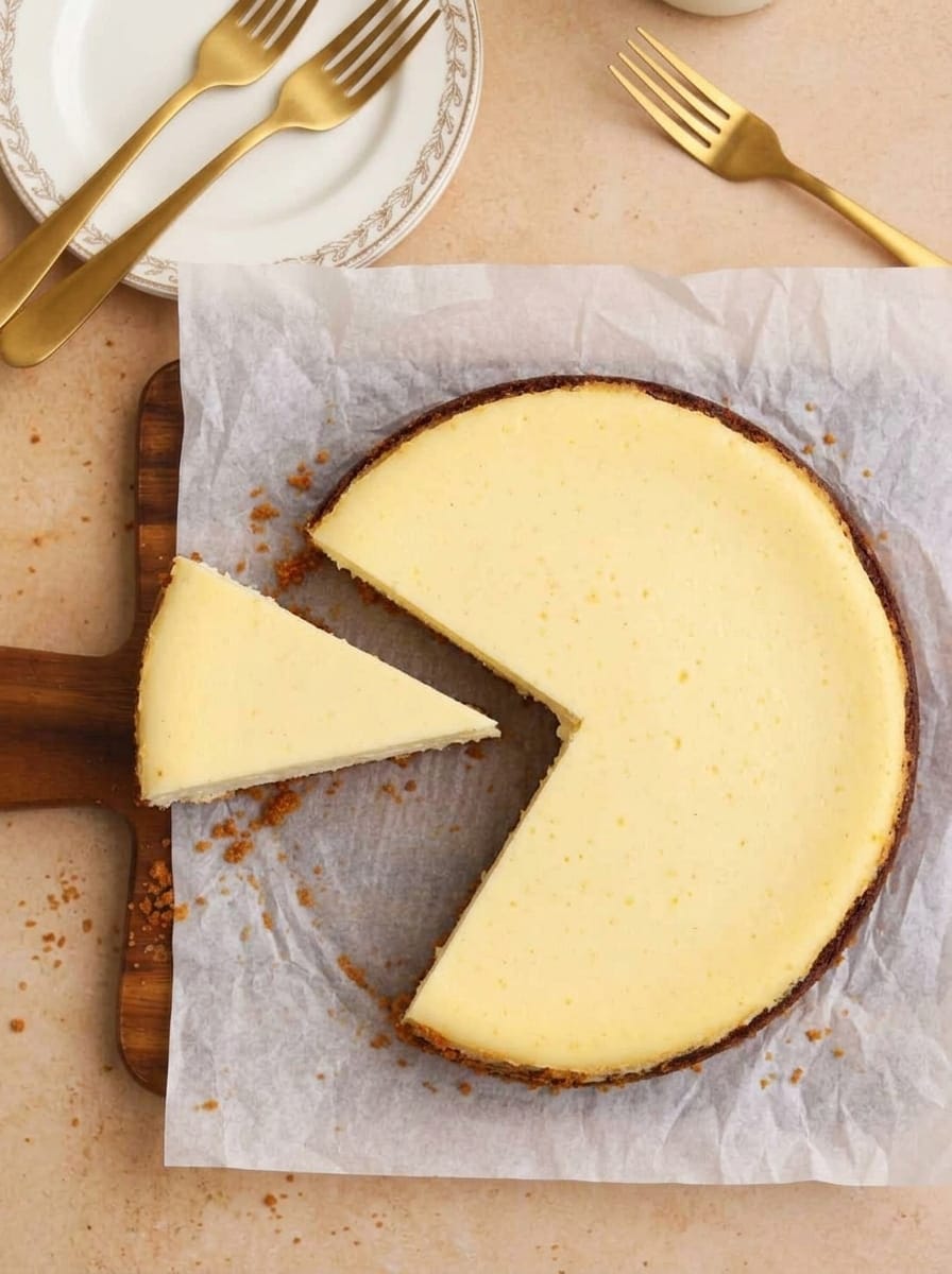 Perfect Creamy Vanilla Cheesecake