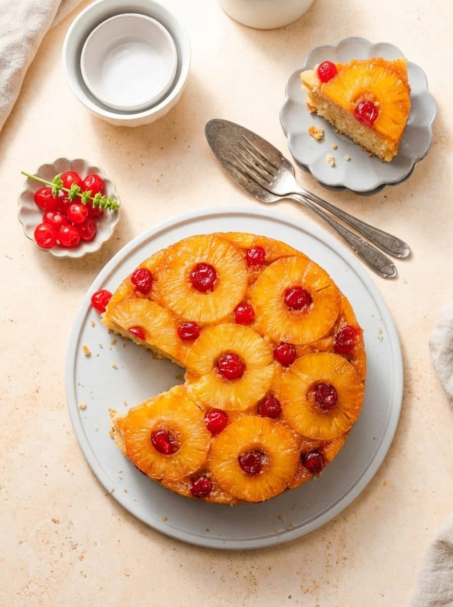 Pineapple Upside Down Cake Recipe